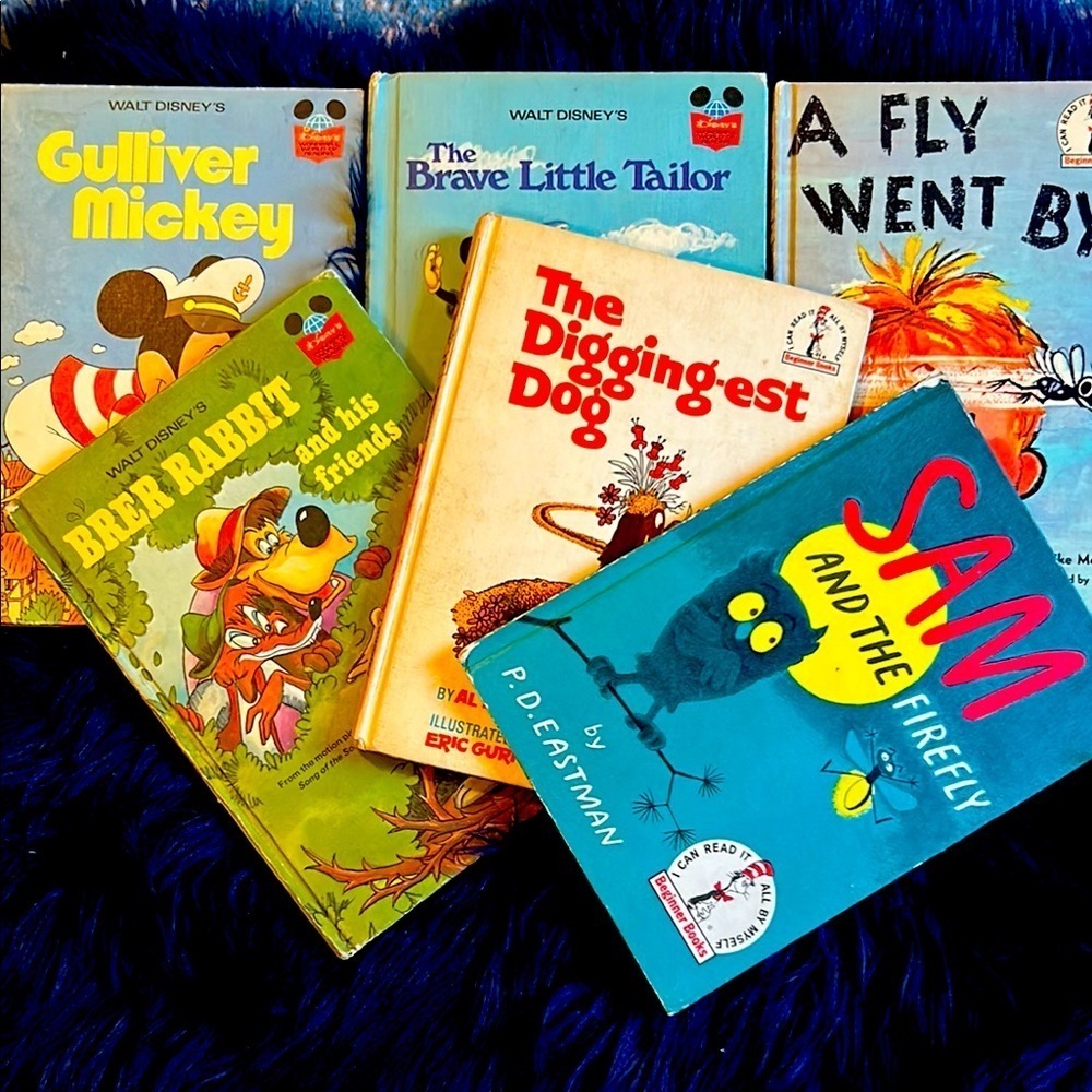 Vintage Kids‎ Books Set of 6 Disney 3/6 - Picture 2 of 2